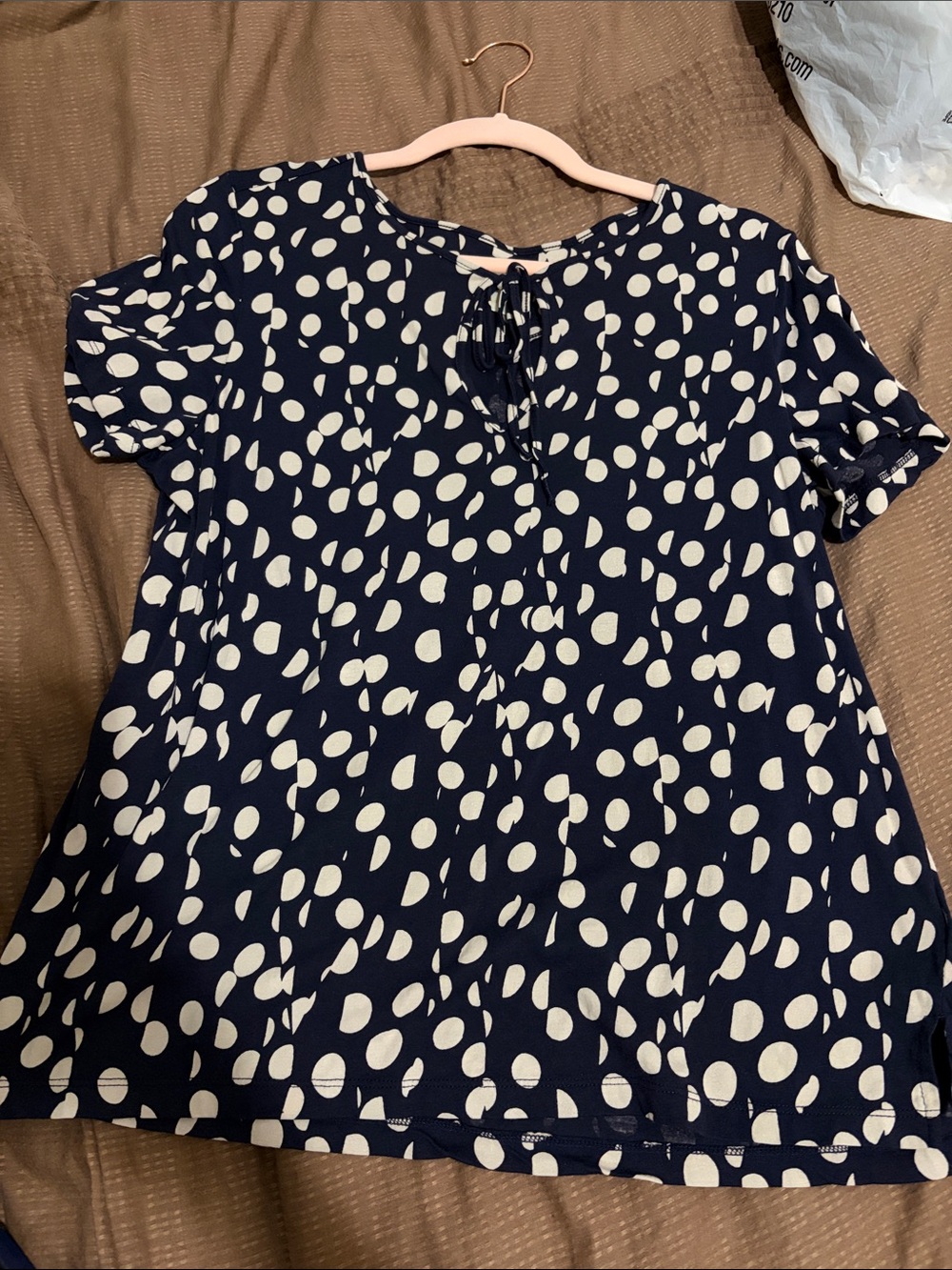 Anthropologie Polka Dot Blouse